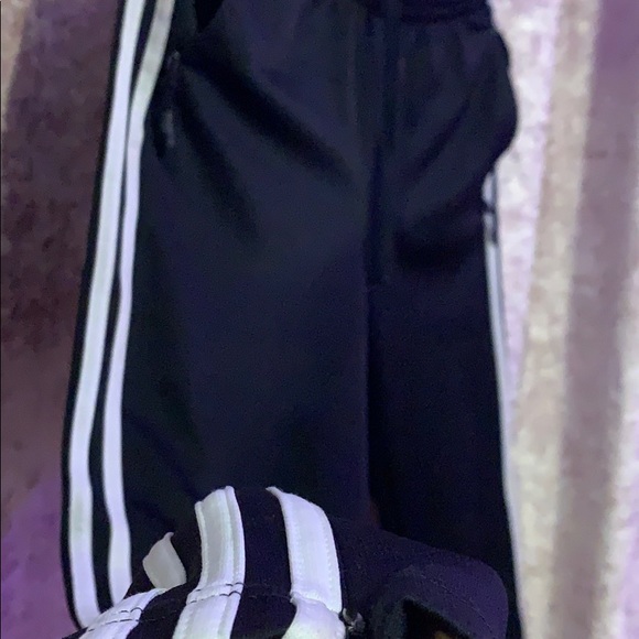 Slim Fit Black Adidas Pants - Picture 2 of 3